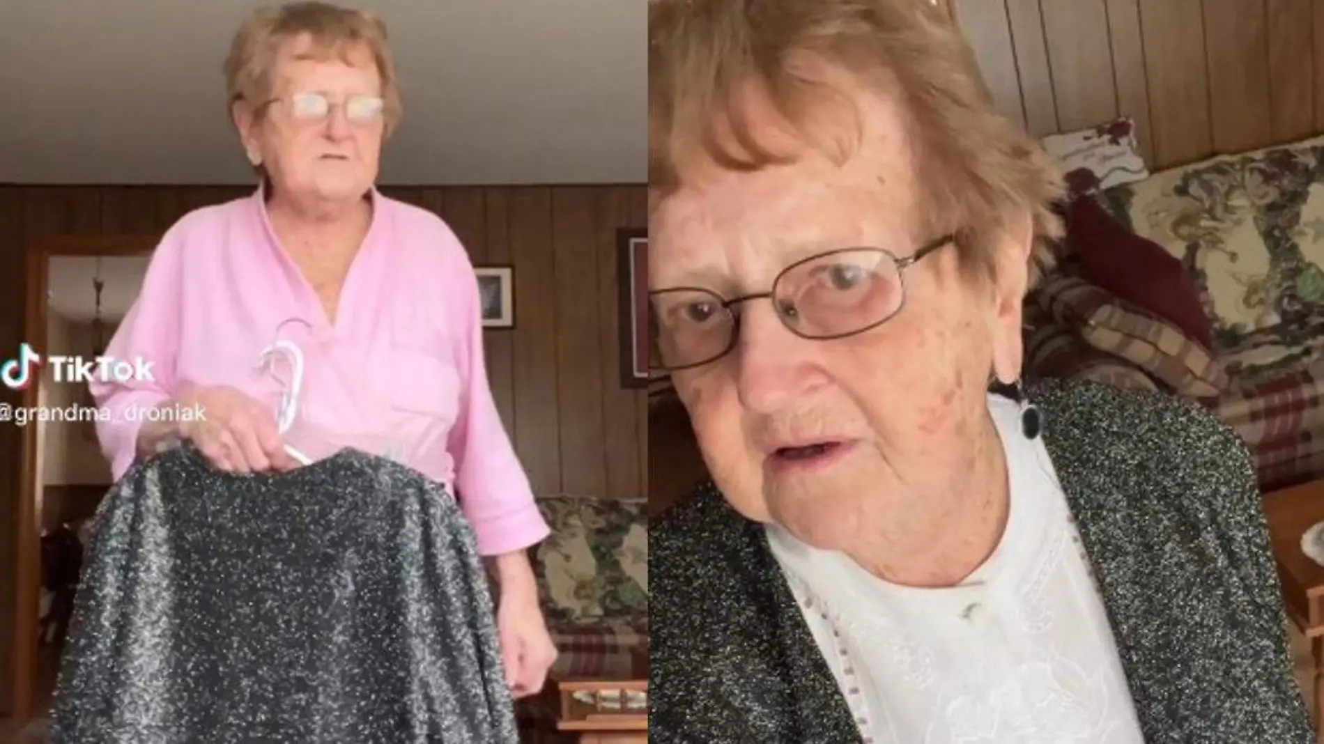 Abuelita viral por su atuendo rumbo a funeral